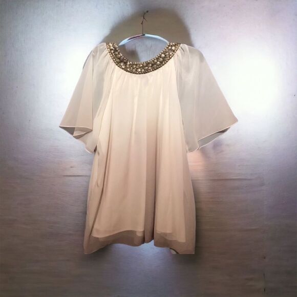 MIDNIGHT Velvet stunning blouse. sz large. - Picture 1 of 4